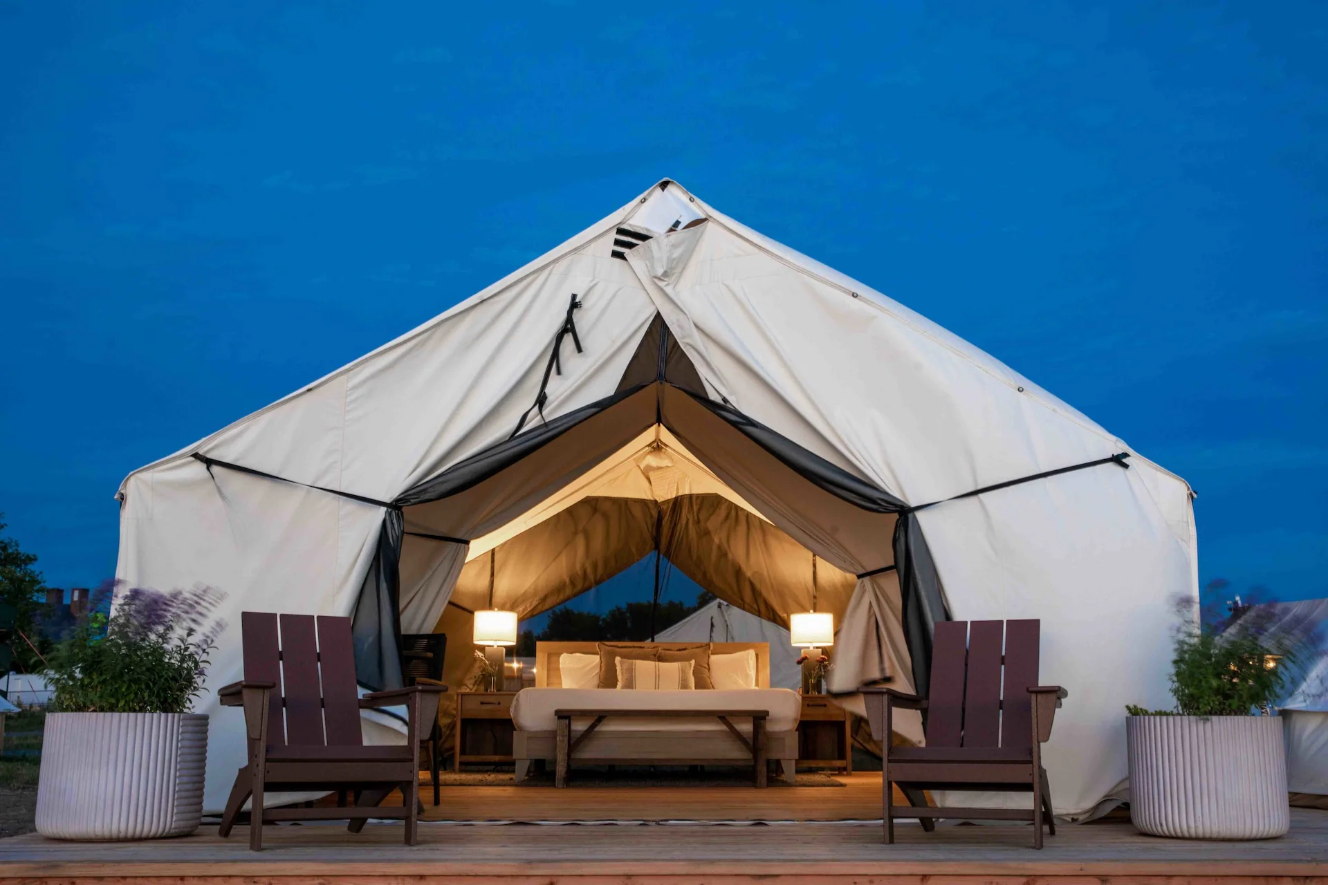 Camp from outside