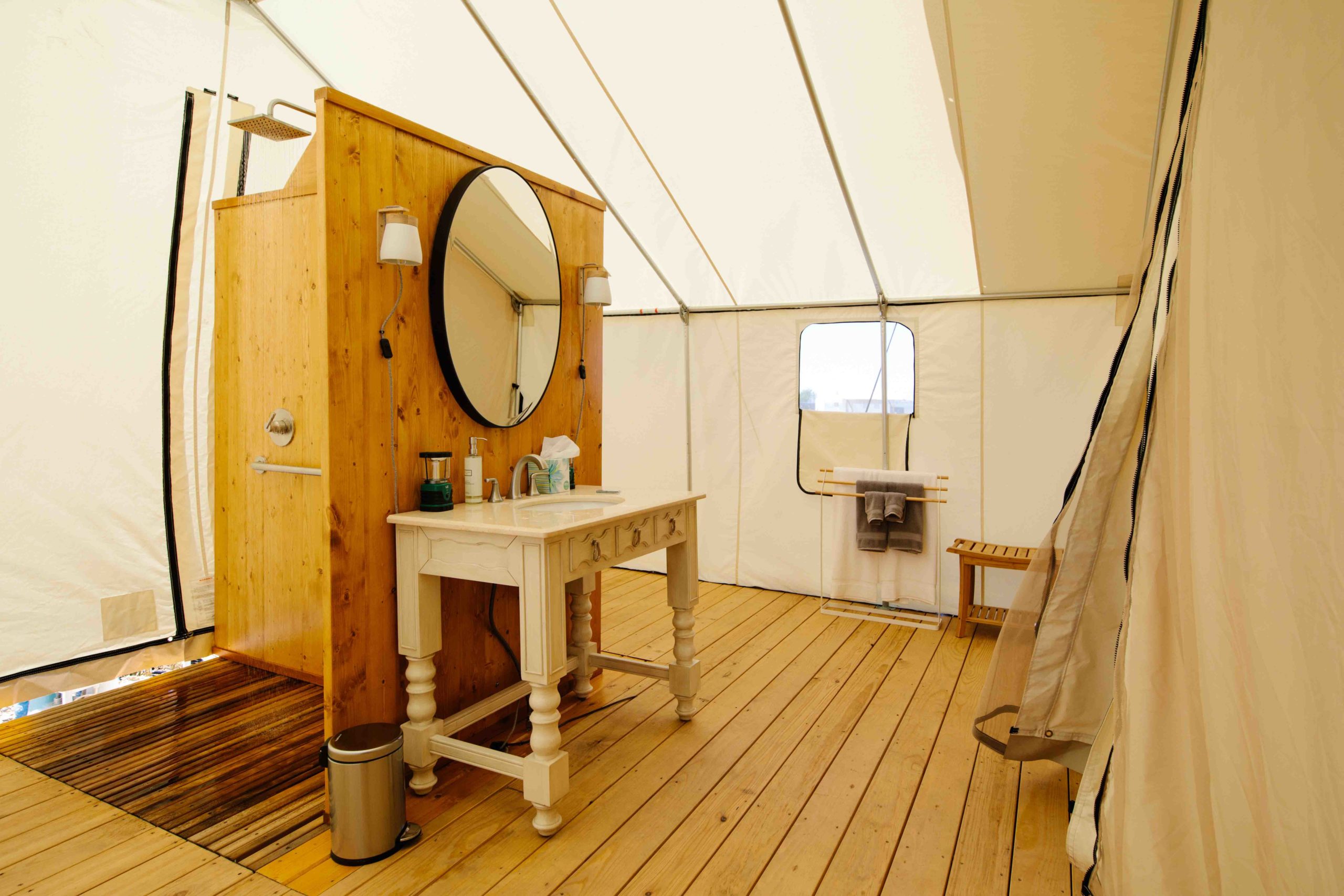 Summit tent Bathroom
