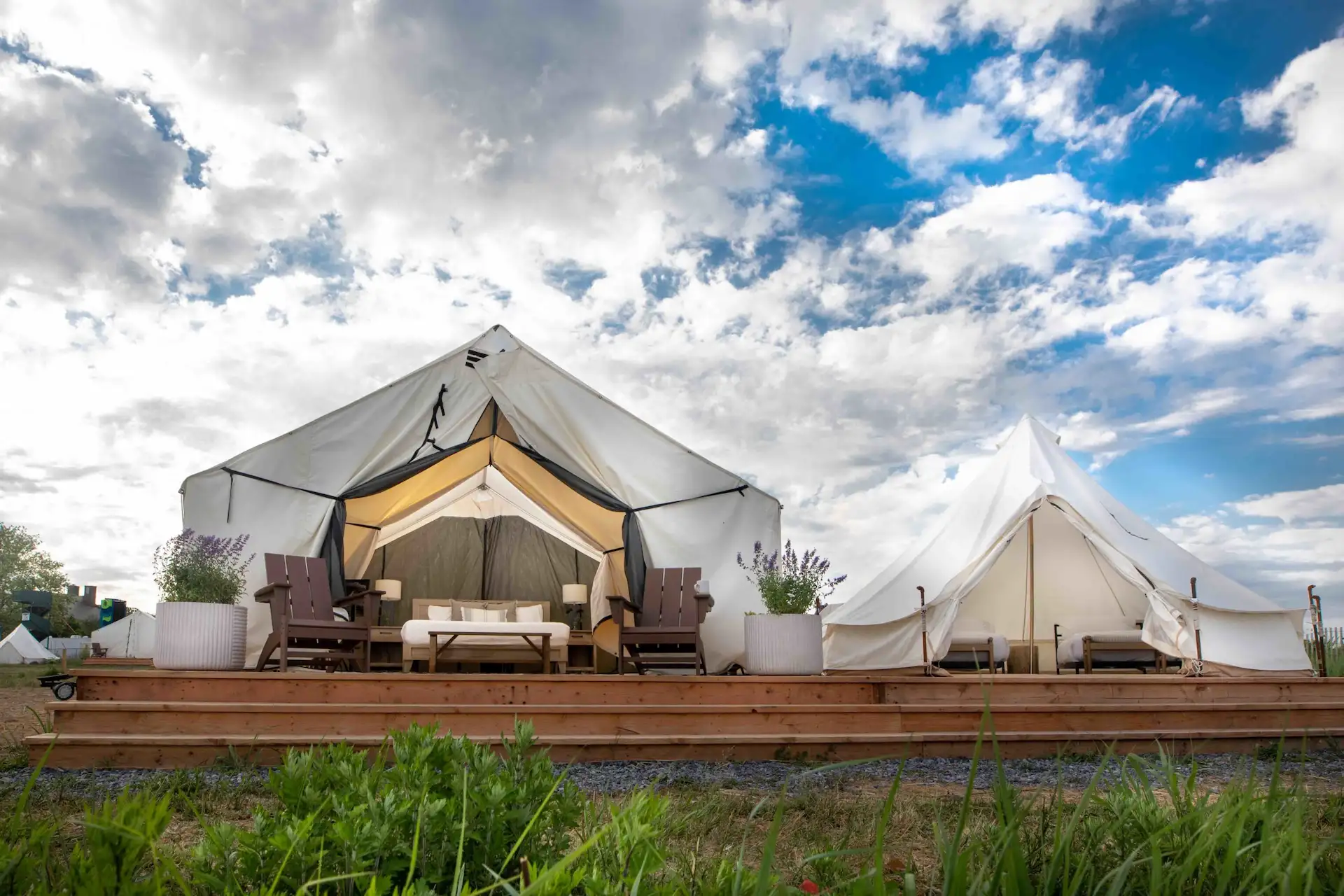 Camp from outside