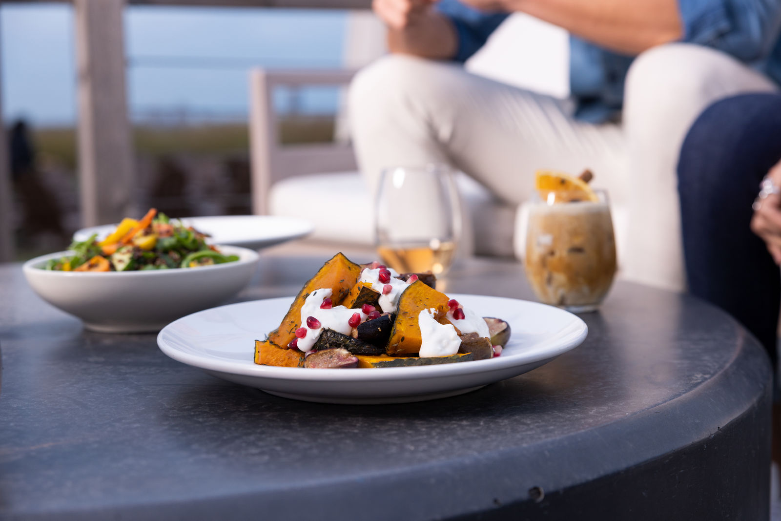 Food served with good presentation